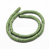 Flat Round Handmade Polymer Clay Beads LS-CLAY-R067-8.0mm-43-3