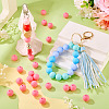 50Pcs Food Grade Eco-Friendly Silicone Beads SIL-TA0002-89D-5