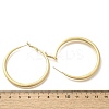 Brass Hoop Earrings for Women EJEW-A121-18C-G-3