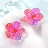 Transparent Resin Cabochons RESI-WH20001-32B-1