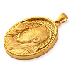 Religion Golden Tone 304 Stainless Steel Pendants LS-STAS-K289-01G-10-2