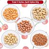150G 5 Style Opaque Resin Imitation Nuts Ornaments RESI-CA0001-43-5