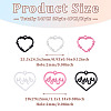 24Pcs 6 Style Spray Painted Zinc Alloy Pendants FIND-PJ0001-23-3