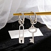 304 Stainless Steel Hoop Earrings WG12ED6-02-2