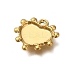 Ion Plating(IP) 304 Stainless Steel Pendant Cabochon Settings STAS-H225-08G-2