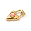 Ion Plating(IP) 304 Stainless Steel with Rhinestone Pendants STAS-G351-10G-12-2