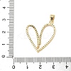 Brass Micro Pave Cubic Zirconia Pendants KK-D426-21C-G-3