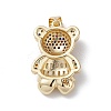 Brass Micro Pave Cubic Zirconia Pendants KK-M240-18-4