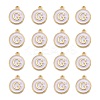 Golden Plated Alloy Charms ENAM-S118-01G-2