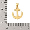 Ion Plating(IP) 304 Stainless Steel Micro Pave Cubic Zirconia Pendants STAS-D112-03G-10-3