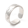 Non-Tarnish 304 Stainless Steel Common Gull Open Cuff Ring for Women RJEW-E063-14P-1
