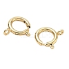 Brass Spring Ring Clasps KK-CBA1AE8-05G-G-2