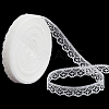 2 Rolls Polyester Flower Lace Ribbon OCOR-CY0002-87-7