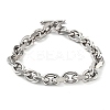 Non-Tarnish 304 Stainless Steel Cable Chains Bracelets for Men & Women BJEW-D031-03P-1