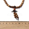 Wood Round Beads Wrap Bracelets LS-BJEW-U041-02A-5