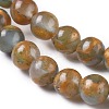 Synthetic Gold Clinquant Stone Beads Strands G-E551-A04-3