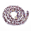 Electroplate Glass Beads LS-EGLA-Q091-14mm-B04-2
