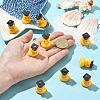 10Pcs Graduation Theme Resin Pendants RESI-YW0004-71-4