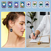 20Pcs 2 Colors UV Plating Rainbow Iridescent Acrylic Enamel Beads SACR-TA0001-70-8