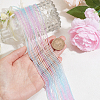 20 Strands Transparent Gradient Color Glass Beads Strands GLAA-GA0001-79B-3