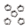 Flower Hollow Glazed Porcelain Bead Frame PORC-A034-09I-1