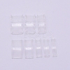 8Pcs 8 Sizes Resin Invisible Ring Size Adjuster LS-FIND-WH0063-24-1