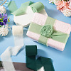 3 Rolls Polyester Raw Edges Ribbons SRIB-TAC0002-26F-8