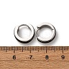 304 Stainless Steel Hoop Earrings EJEW-D331-19A-PB-3
