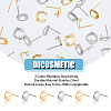 80Pcs 2 Colors 201 Stainless Steel Stud Earring Findings STAS-DC0011-33-4
