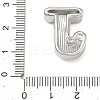 Brass Initial Beads KK-B167-27P-01J-3