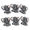 6Pcs Silicone Beads SIL-YW0002-10B-1