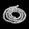 Electroplate Transparent Glass Beads Strands EGLA-A035-T6mm-A19-2