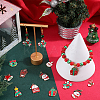 40Pcs 10 Styles Christmas Theme Alloy Enamel Pendants ENAM-SC0005-59-4