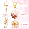 40Pcs Alloy Swivel Clasps Lanyard Snap Hook FIND-SP0003-60G-5