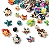 102Pcs 17 Styles Dyed Synthetic Turquoise & Magnesite Beads G-FP0001-03-4