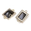 Natural Labradorite Faceted Rectangle Links G-I375-07G-04-2