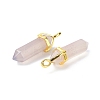 Natural Agate Pointed Pendants G-G025-01G-40-3