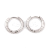 Non-Tarnish Round Ring 304 Stainless Steel Hoop Earrings for Women EJEW-G388-02A-P-1