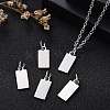 Anti-Tarnish 304 Stainless Steel Pendants STAS-I311-31B-P-7