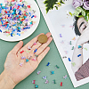 240Pcs 12 Colors  Luminous Resin Cabochons MRMJ-HY0001-24-3