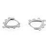 Tarnish Resistant 304 Stainless Steel Hoop Earrings Findings LS-STAS-N092-192-2