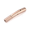 Ion Plating(IP) Column 304 Stainless Steel Bayonet Necklace Clasps
 STAS-O035-05RG-2