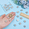 24Pcs 1-Hole Zinc Alloy Buttons FIND-PH0026-98A-3