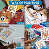 1Pc PET Hollow Out Drawing Painting Stencils DIY-MA0004-57-6