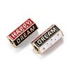 Real 18K Gold Plated Brass Tube Beads KK-A155-24G-E-1