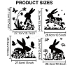 4Pcs 4 Styles PET Hollow Out Drawing Painting Stencils DIY-MA0003-58-2