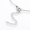 Non-Tarnish 304 Stainless Steel Pendant Necklaces NJEW-P224-03P-2