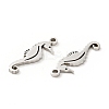 Non-Tarnish 201 Stainless Steel Pendants STAS-E015-06P-3