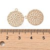 Rack Plating Brass Filigree Pendants KK-Q792-03LG-3