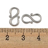 Non-Tarnish 304 Stainless Steel S-Hook Clasps LS-STAS-U007-20B-P-3